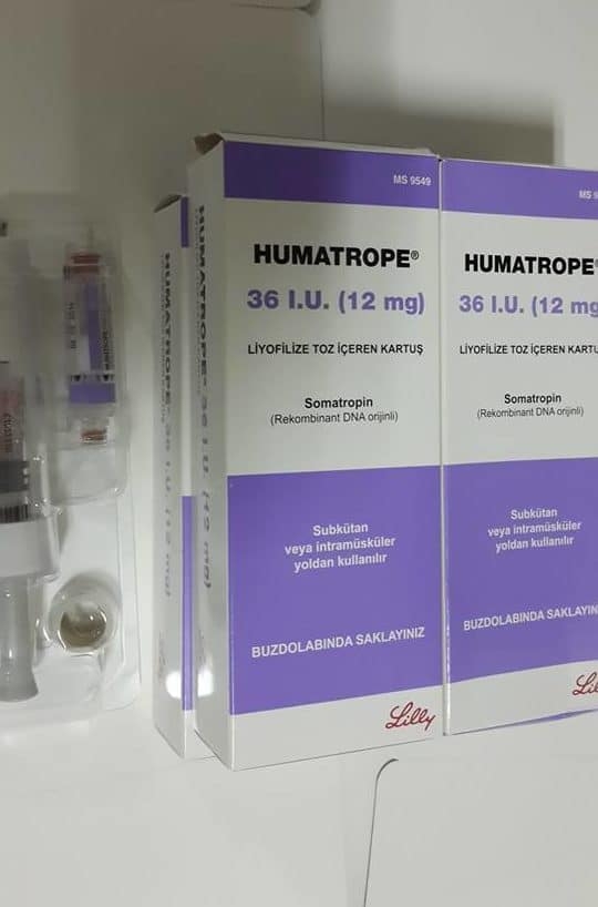 Humatrope lilly 12mg 63Iu