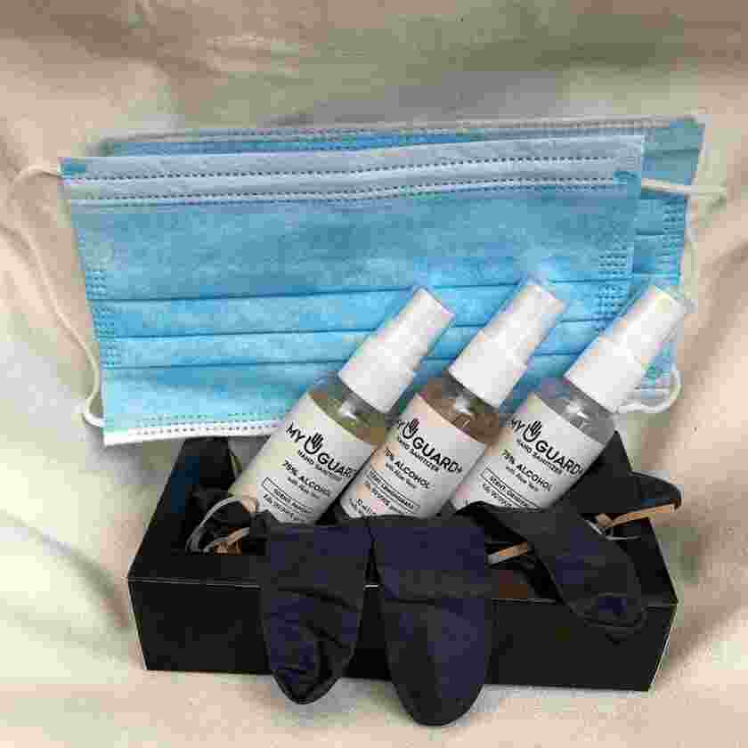 GUARD Kit Box Hand Sanitizer Face Mask